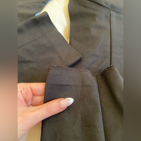 THEORY Black Dress Pants with Zippers Sz 4 - Picture 3 of 8